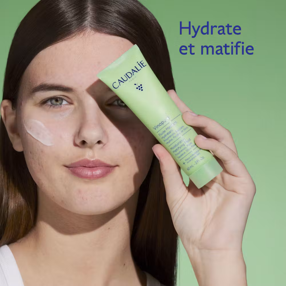 Fluide Matifiant Hydratant à la Poudre de Silice