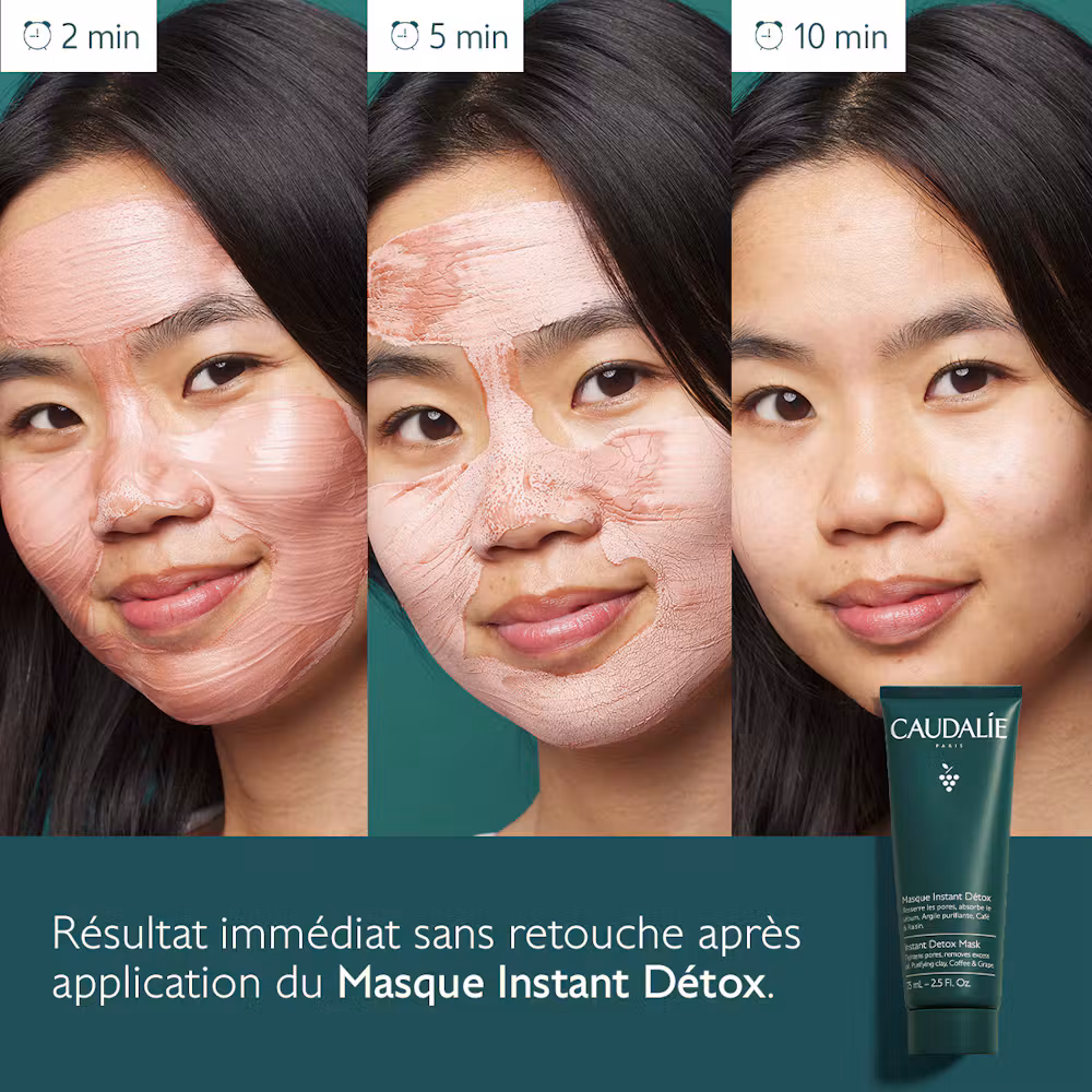 Masque Instant Détox à l'Argile Rose