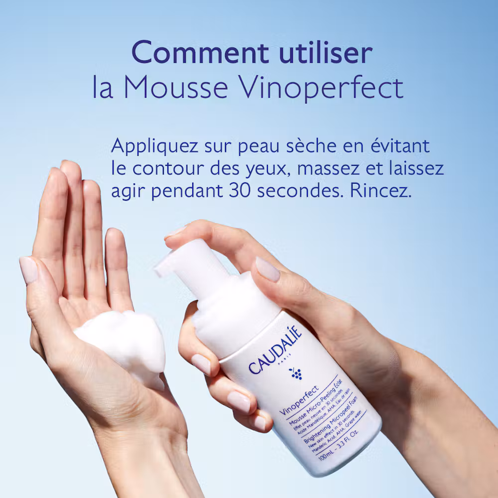 Mousse Micro-Peeling Éclat à l'Acide Mandélique (AHA) - 100ml