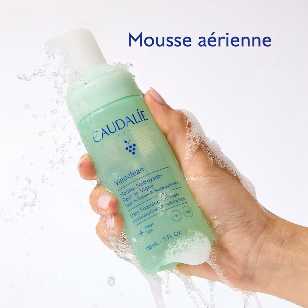 Mousse Nettoyante Visage Fleur de Vigne