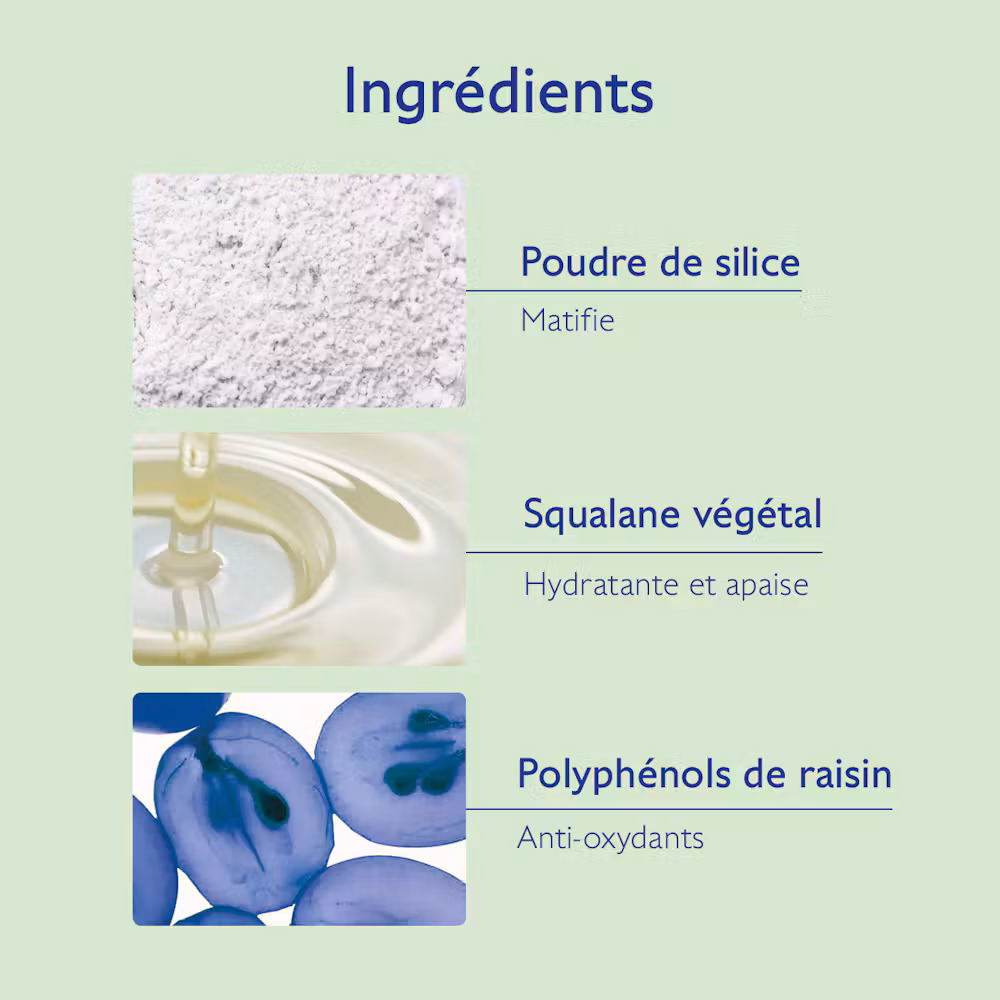 Fluide Matifiant Hydratant à la Poudre de Silice