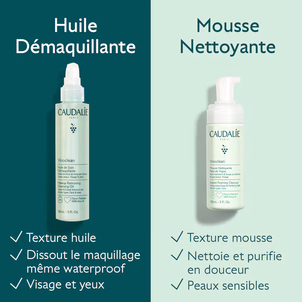 Mousse Nettoyante Visage Fleur de Vigne - 50ml