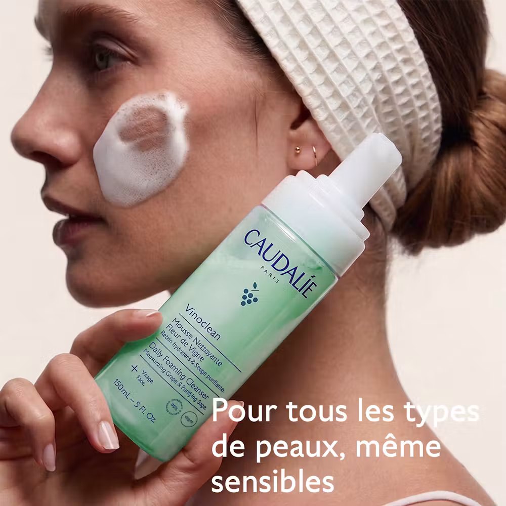 Mousse Nettoyante Visage Fleur de Vigne