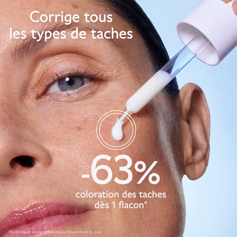 Sérum Vinoperfect Caudalie – corrige tous types de taches, -63% de coloration des taches dès 1 flacon selon étude clinique
