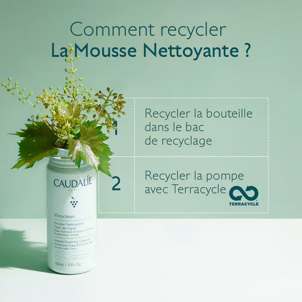 Mousse Nettoyante Visage Fleur de Vigne - 50ml